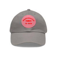 Thumbnail for Manchester United Dad Hat with Leather Patch (Round)