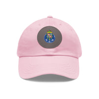 Thumbnail for Porto Dad Hat with Leather Patch (Round)