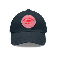 Thumbnail for Manchester United Dad Hat with Leather Patch (Round)