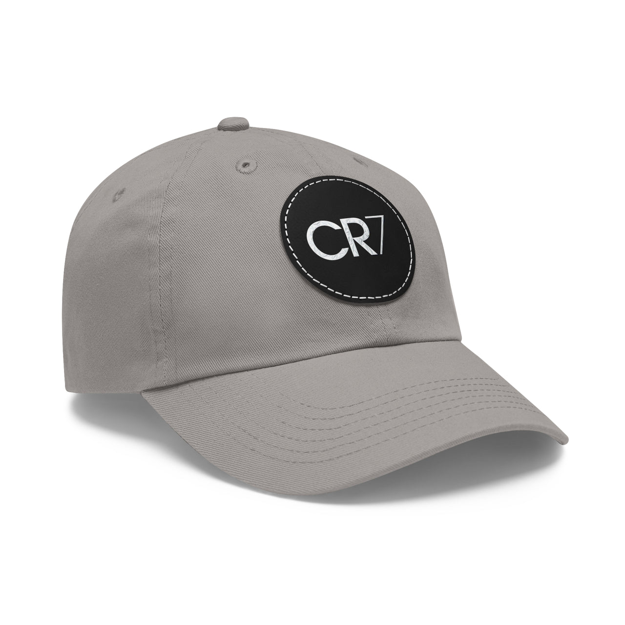 Cristiano Ronaldo CR7 Dad Hat with Leather Patch (Round)