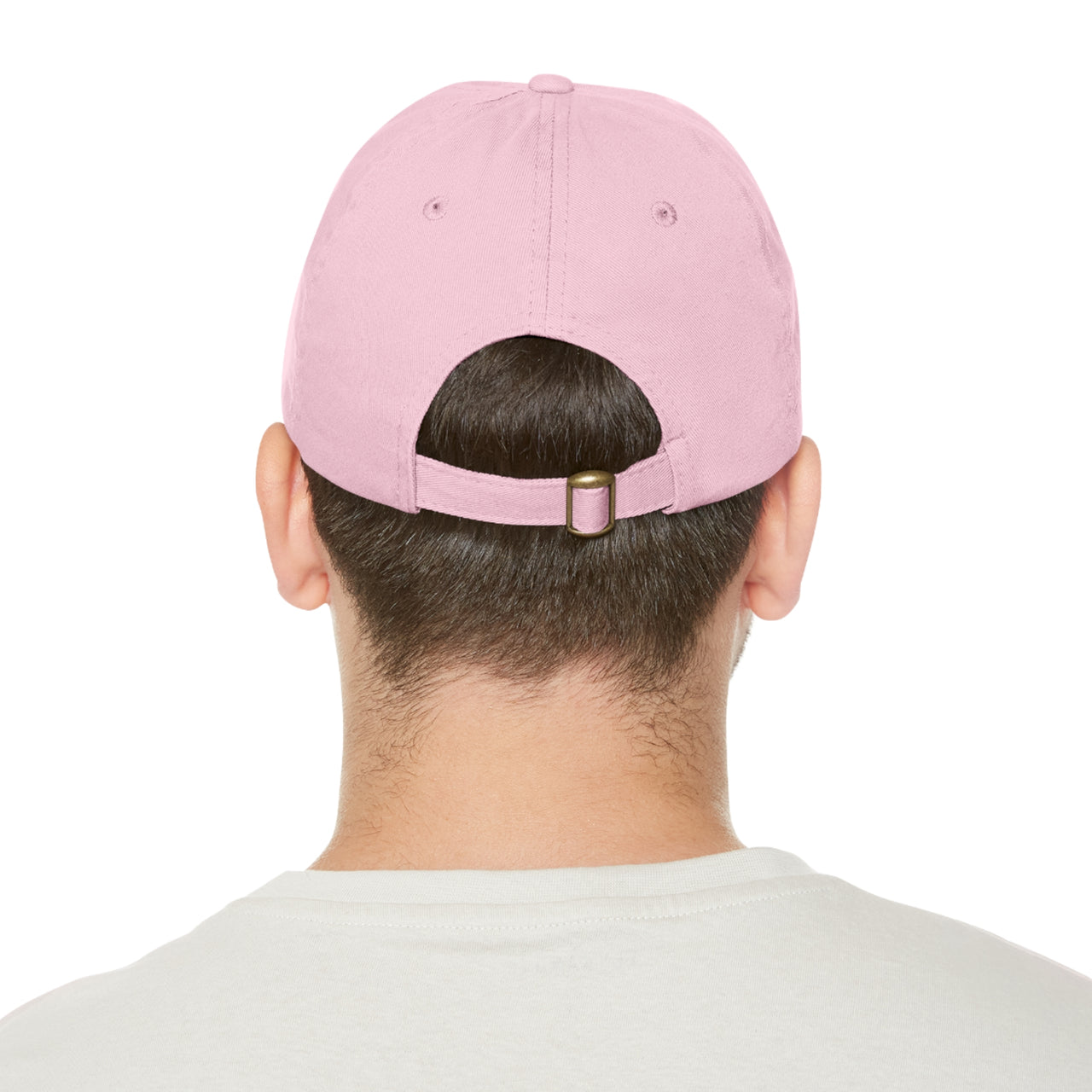 Valencia Dad Hat with Leather Patch (Round)