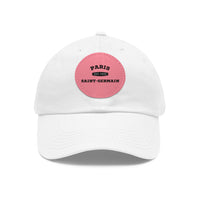 Thumbnail for PSG Dad Hat with Leather Patch (Round)