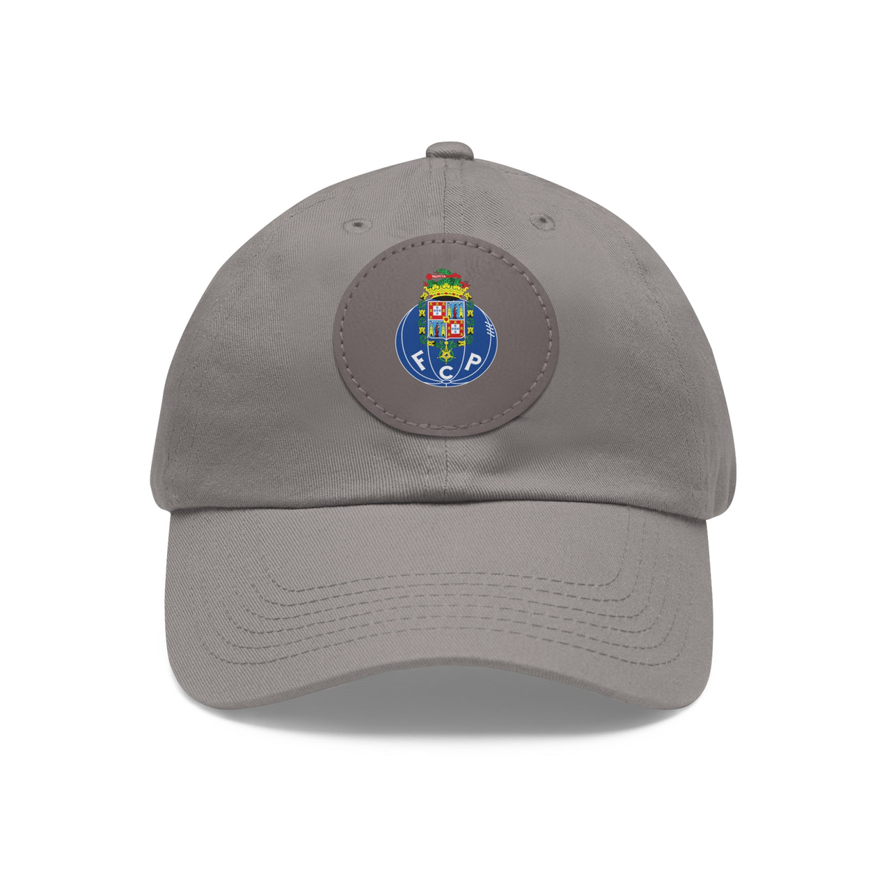 Porto Dad Hat with Leather Patch (Round)