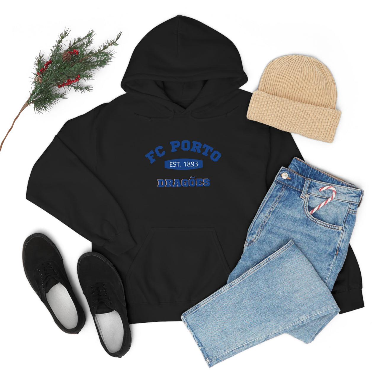 Porto Unisex Hooded Sweatshirt