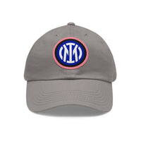 Thumbnail for Inter Milan Dad Hat with Leather Patch (Round)