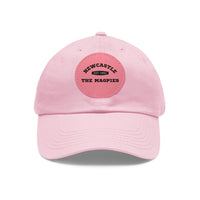 Thumbnail for Newcastle Slogan Dad Hat with Leather Patch (Round)