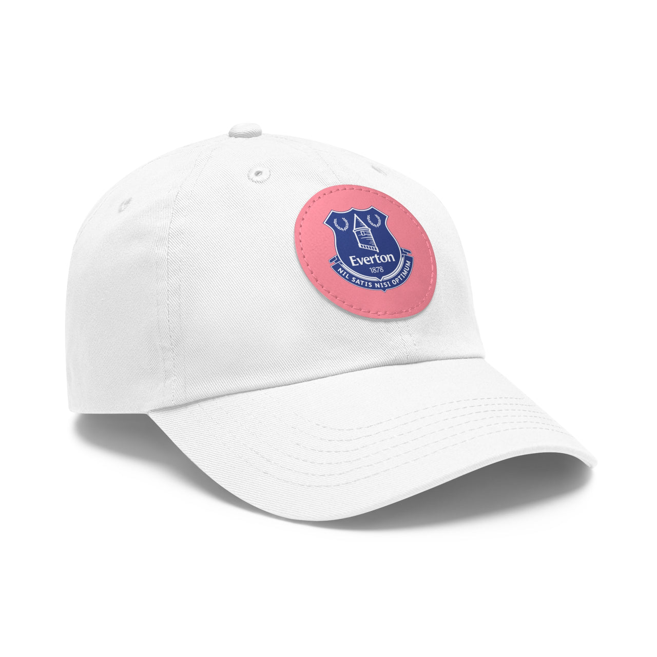 Everton Dad Hat with Leather Patch (Round)