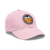 Thumbnail for Valencia Dad Hat with Leather Patch (Round)