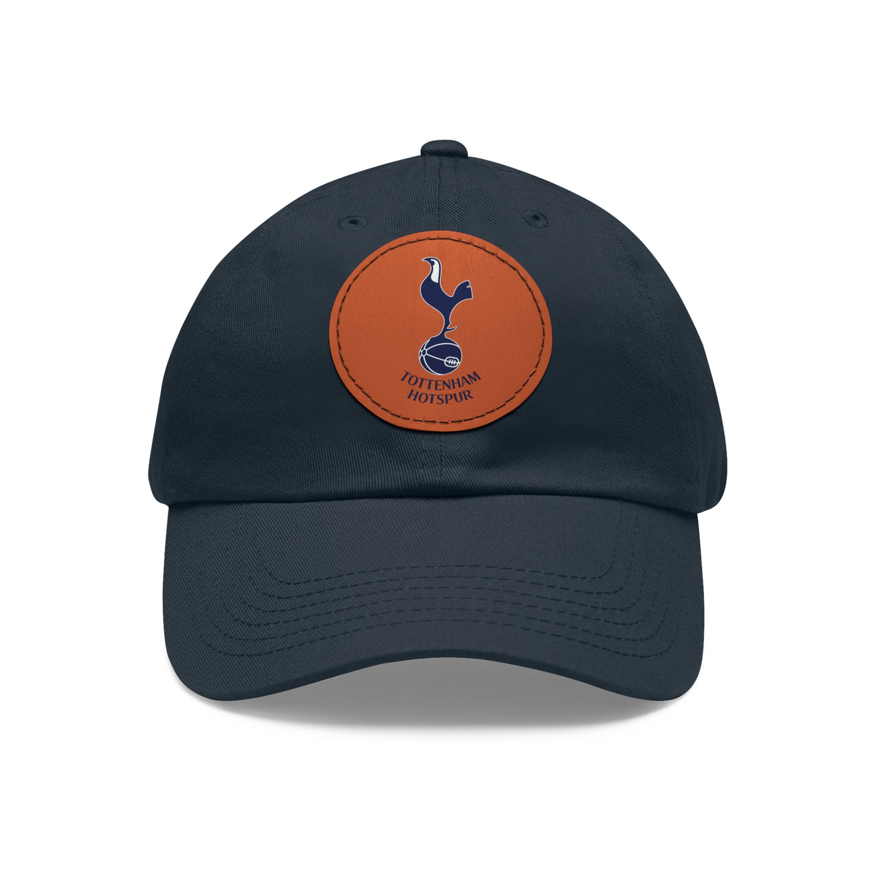 Tottenham Dad Hat with Leather Patch (Round)