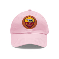 Thumbnail for Roma Dad Hat with Leather Patch (Round)