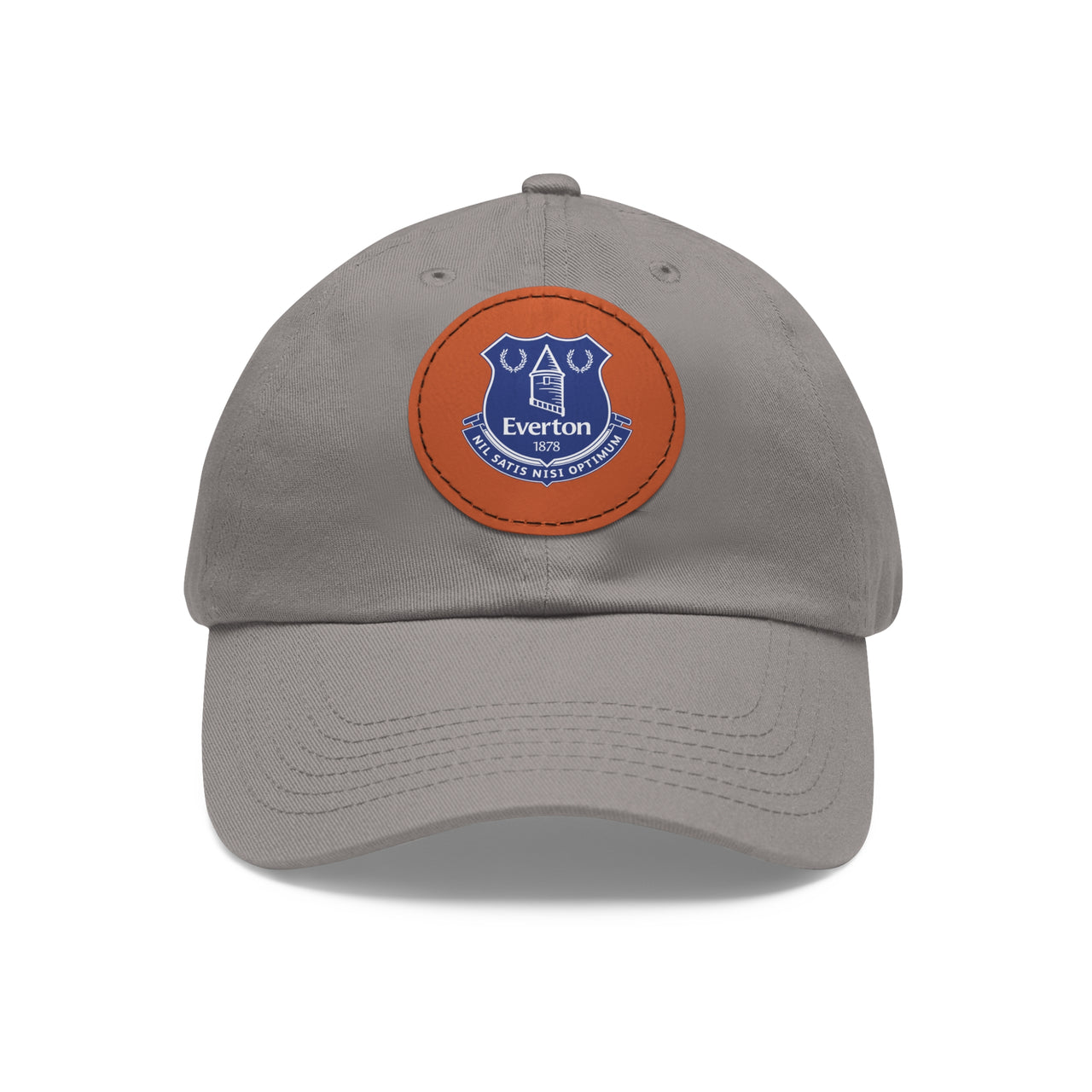 Everton Dad Hat with Leather Patch (Round)