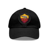 Thumbnail for Roma Dad Hat with Leather Patch (Round)