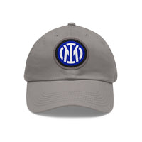 Thumbnail for Inter Milan Dad Hat with Leather Patch (Round)