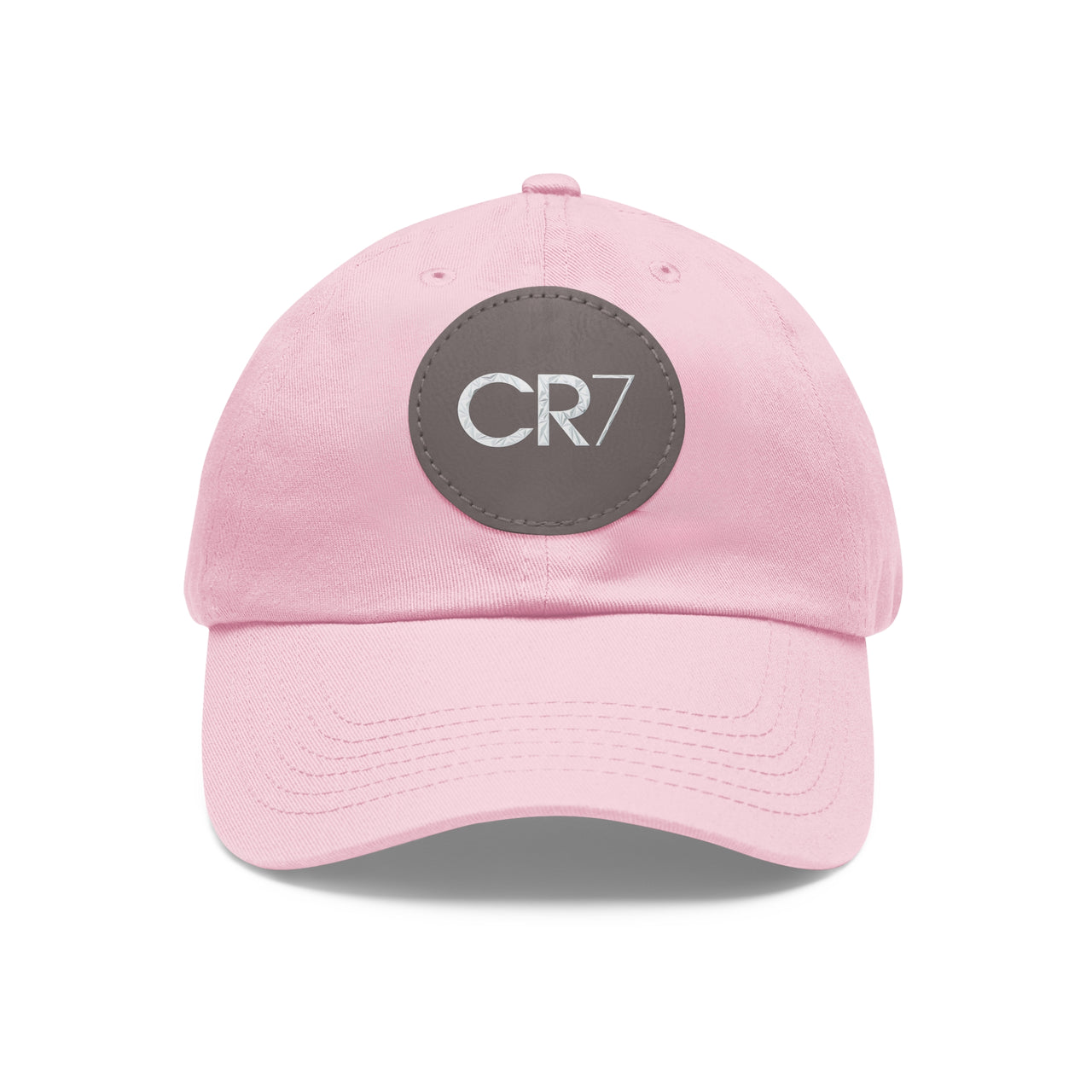 Cristiano Ronaldo CR7 Dad Hat with Leather Patch (Round)