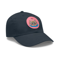 Thumbnail for Newcastle Dad Hat with Leather Patch (Round)