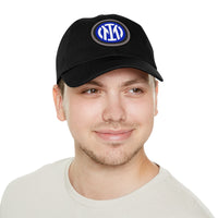 Thumbnail for Inter Milan Dad Hat with Leather Patch (Round)