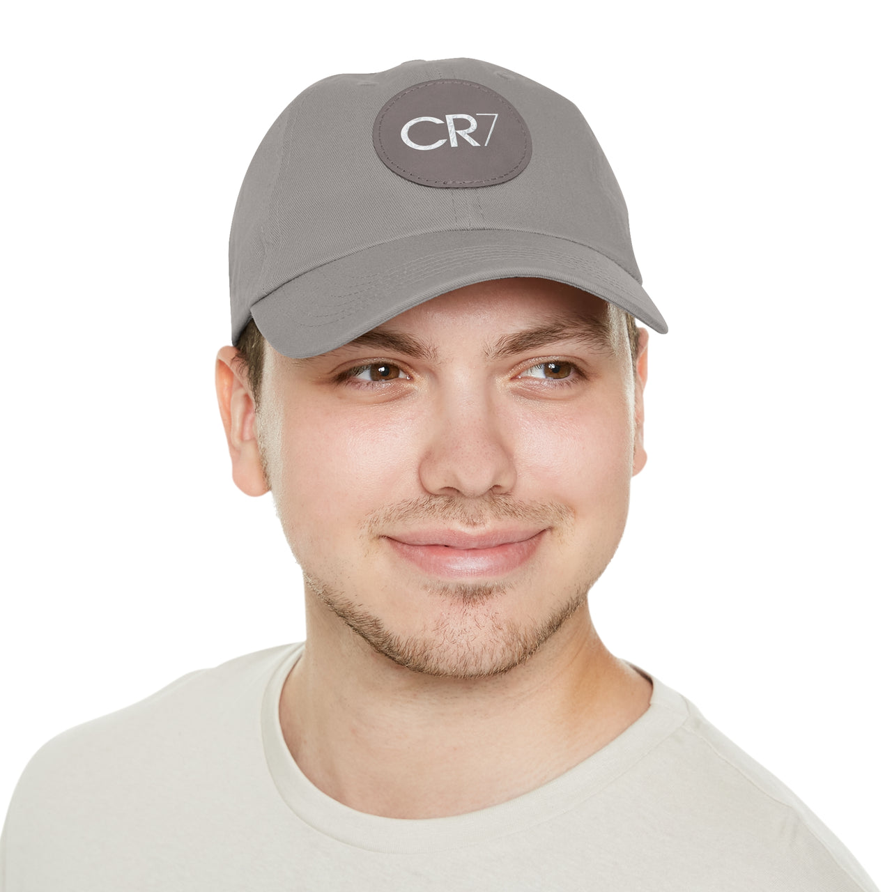 Cristiano Ronaldo CR7 Dad Hat with Leather Patch (Round)