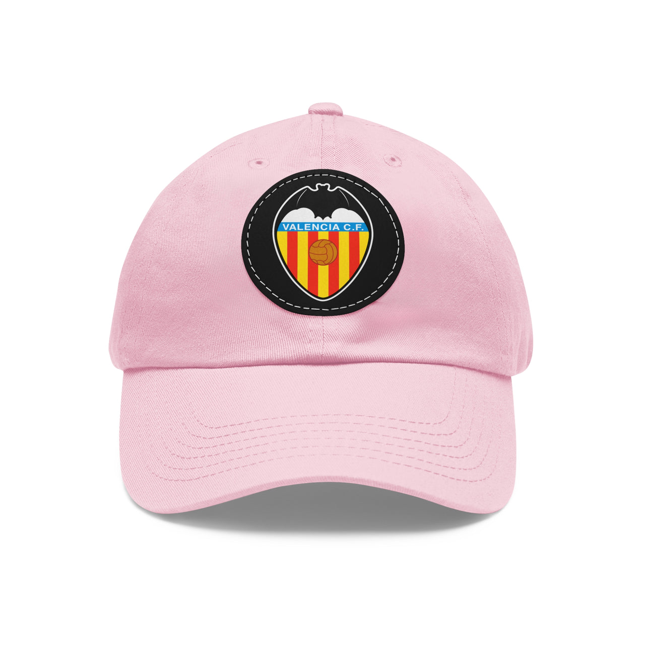 Valencia Dad Hat with Leather Patch (Round)