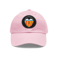 Thumbnail for Valencia Dad Hat with Leather Patch (Round)