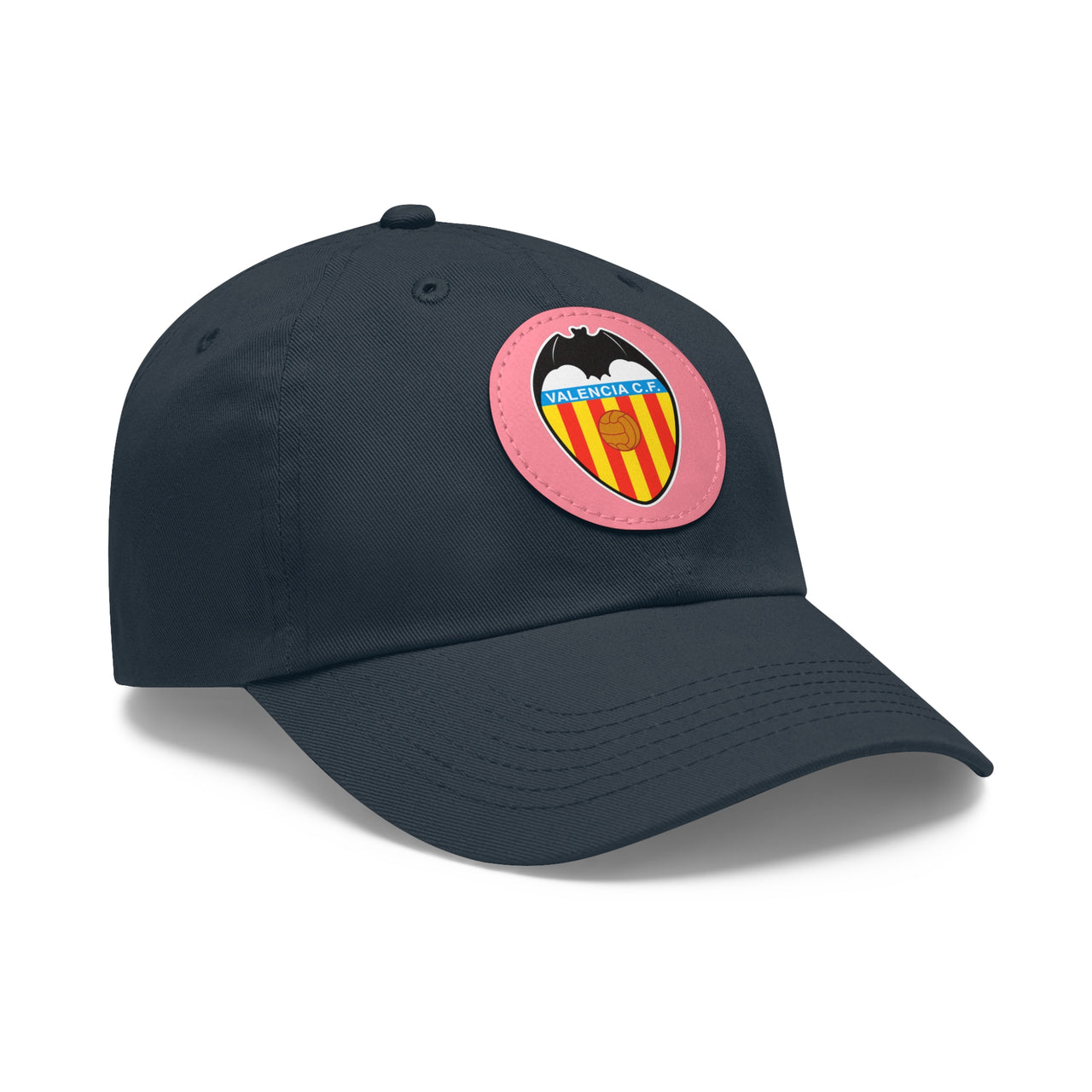 Valencia Dad Hat with Leather Patch (Round)