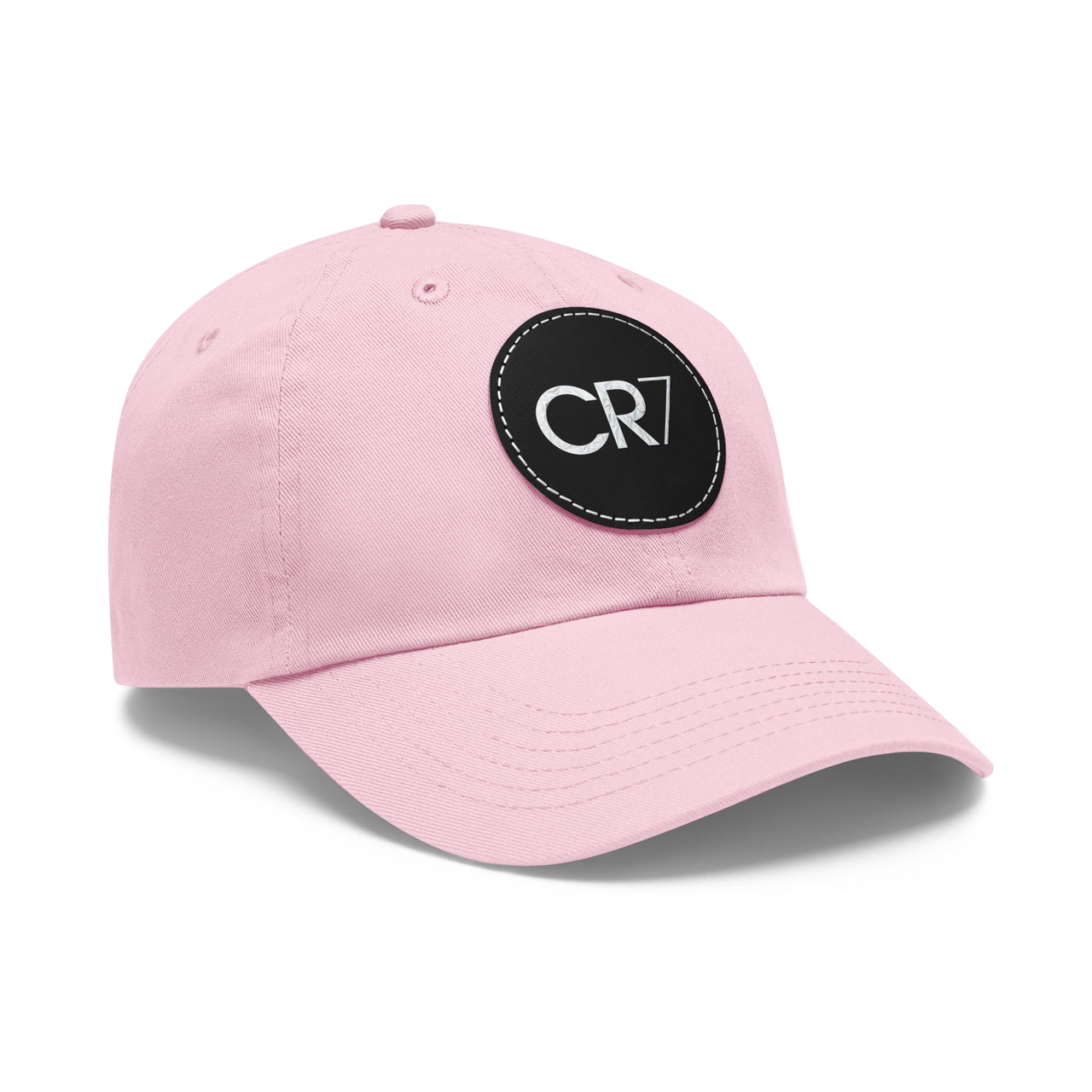 Cristiano Ronaldo CR7 Dad Hat with Leather Patch (Round)