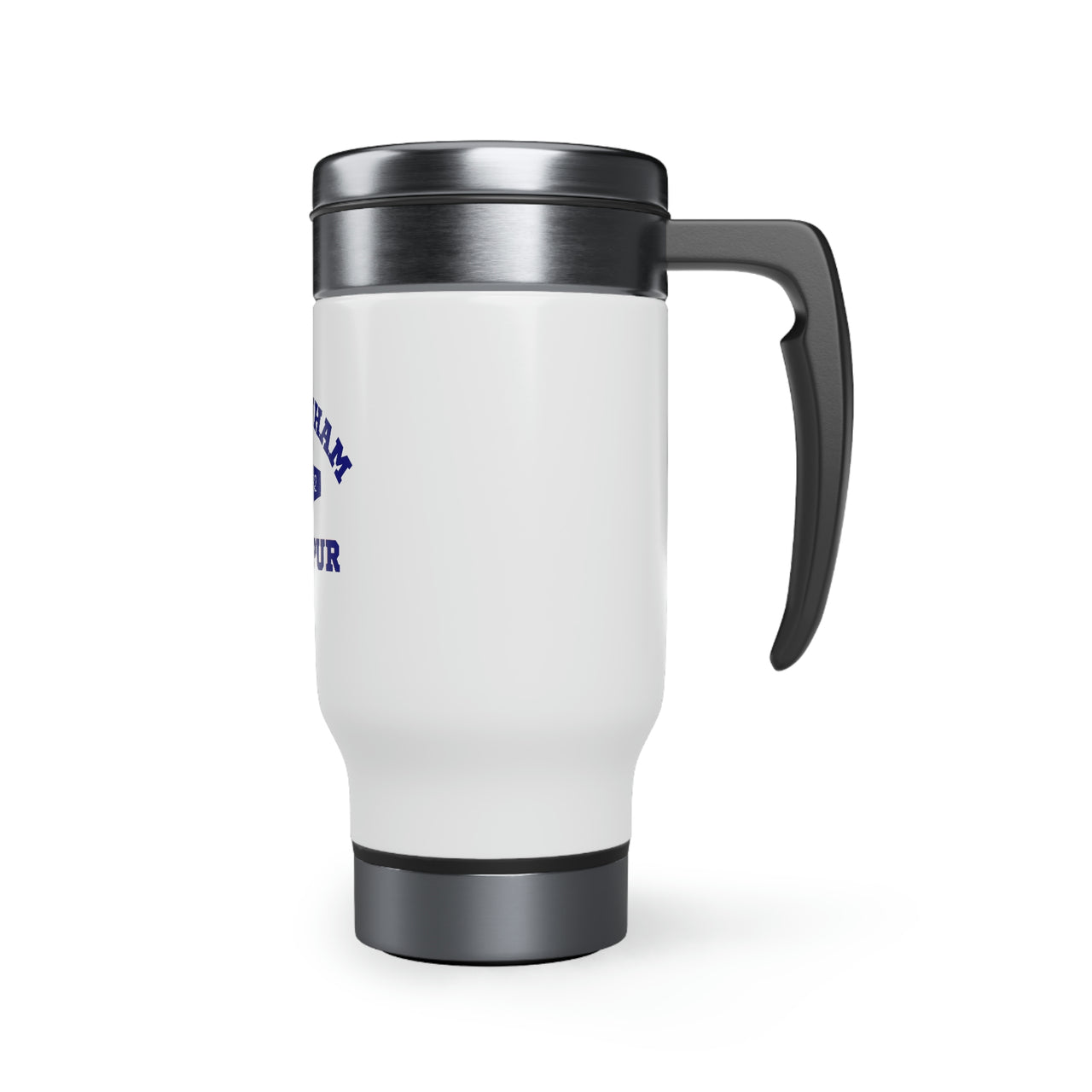 Tottenham Stainless Steel Travel Mug with Handle, 14oz