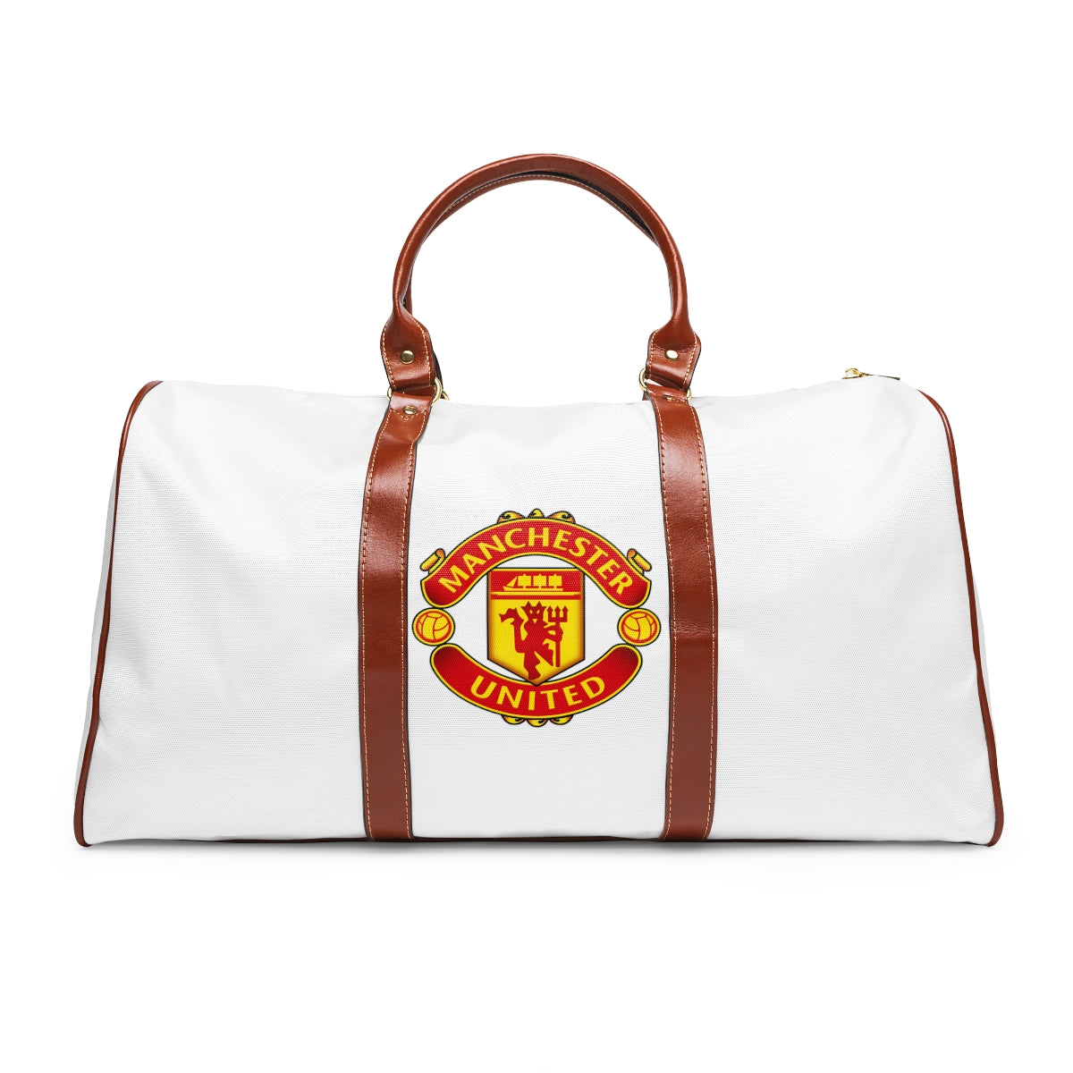 Manchester United Waterproof Travel Bag - White