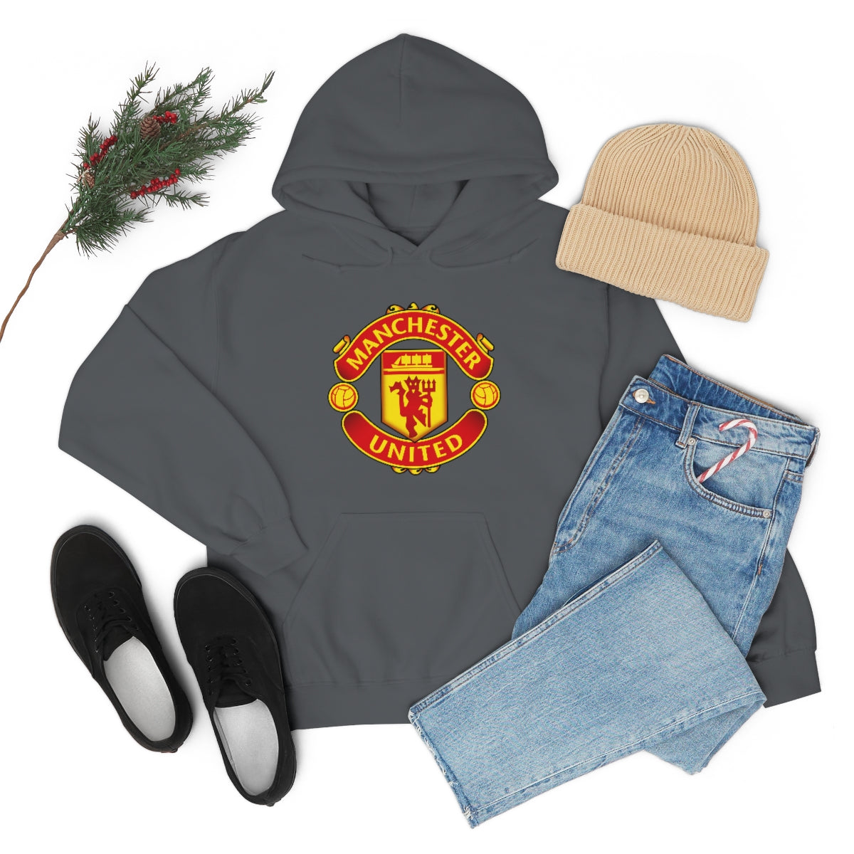 Manchester United Unisex Hooded Sweatshirt