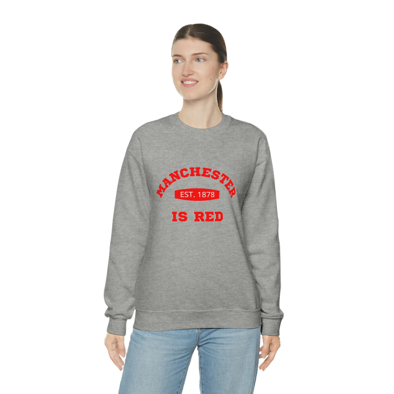 Manchester United Unisex  Crewneck Sweatshirt