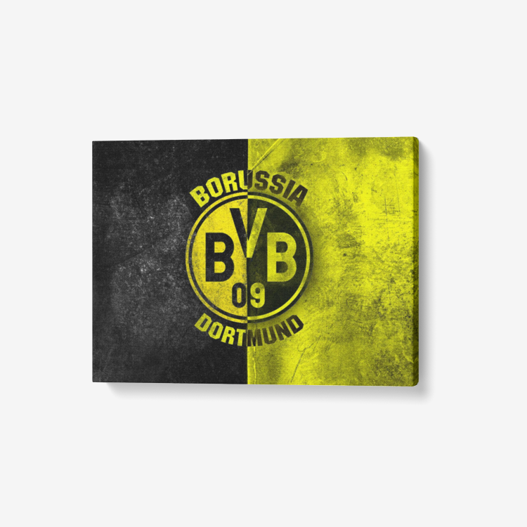 Borussia Dortmund 1 Piece Canvas Wall Art for Living Room - Framed Ready to Hang 24"x18"