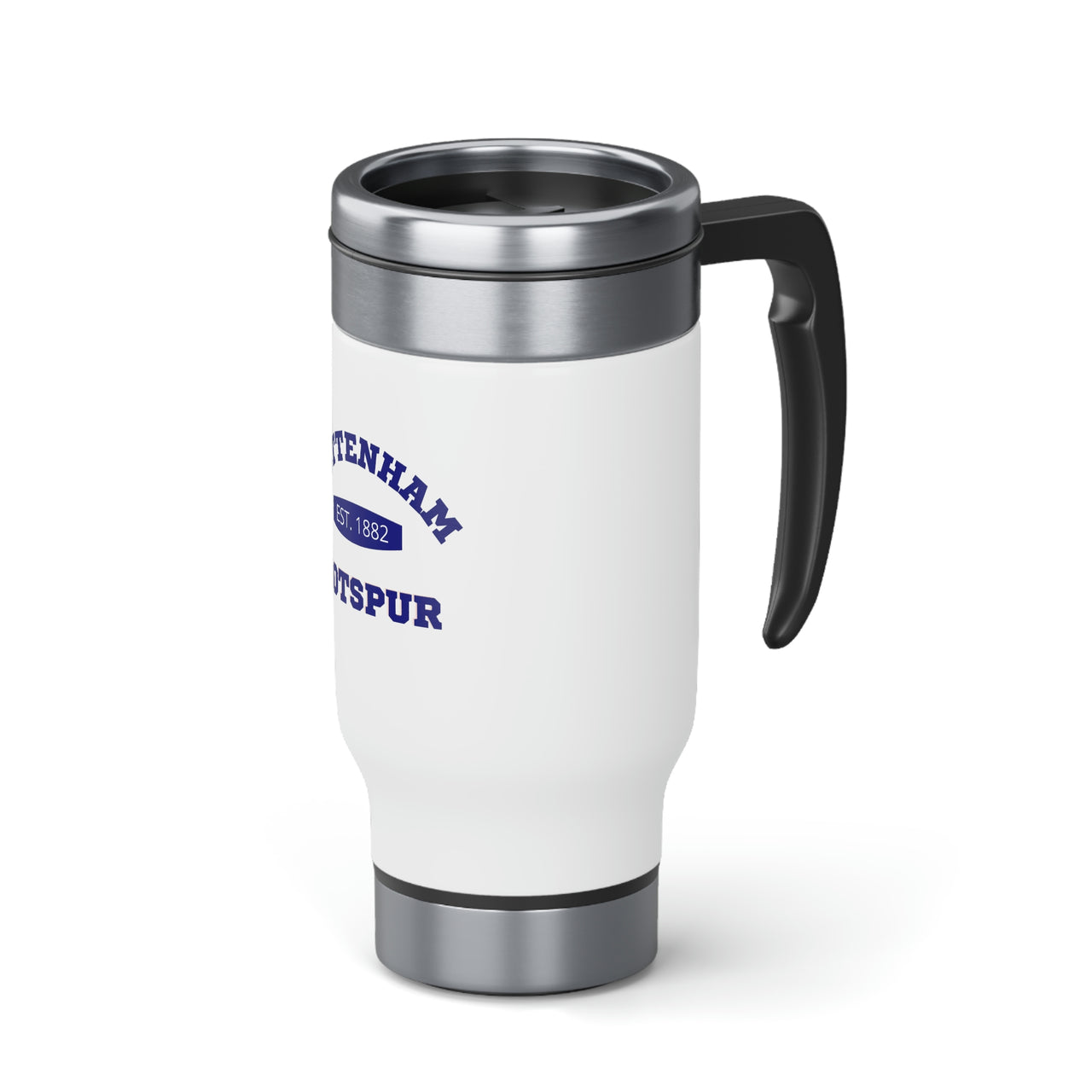 Tottenham Stainless Steel Travel Mug with Handle, 14oz