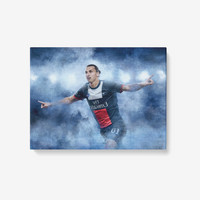 Thumbnail for Zlatan Ibrahimović PSG 1 Piece Canvas Wall Art for Living Room - Framed Ready to Hang 24