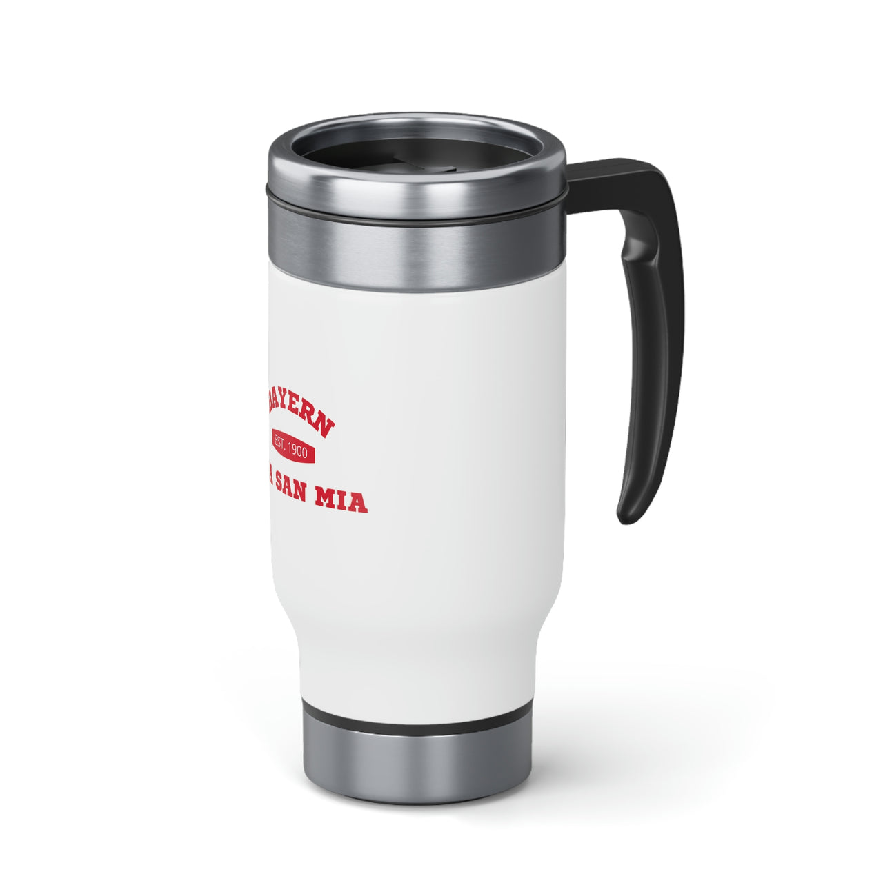 Bayern Munich Stainless Steel Travel Mug with Handle, 14oz