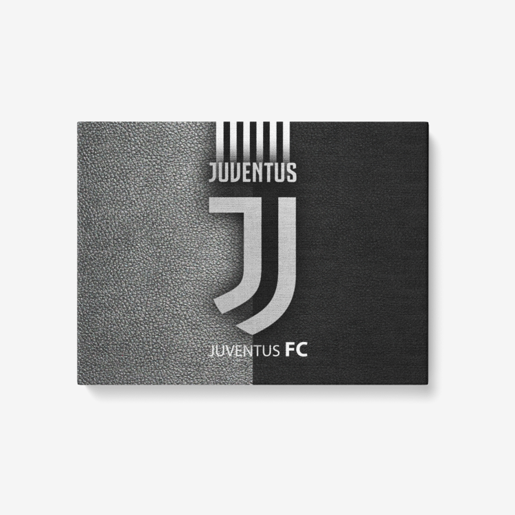 Juventus 1 Piece Canvas Wall Art for Living Room - Framed Ready to Hang 24"x18"