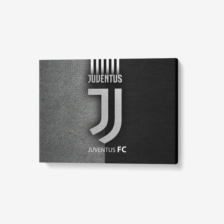 Juventus 1 Piece Canvas Wall Art for Living Room - Framed Ready to Hang 24"x18"