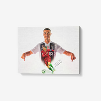 Thumbnail for Cristiano Ronaldo Juventus/Portugal 1 Piece Canvas Wall Art for Living Room - Framed Ready to Hang 24