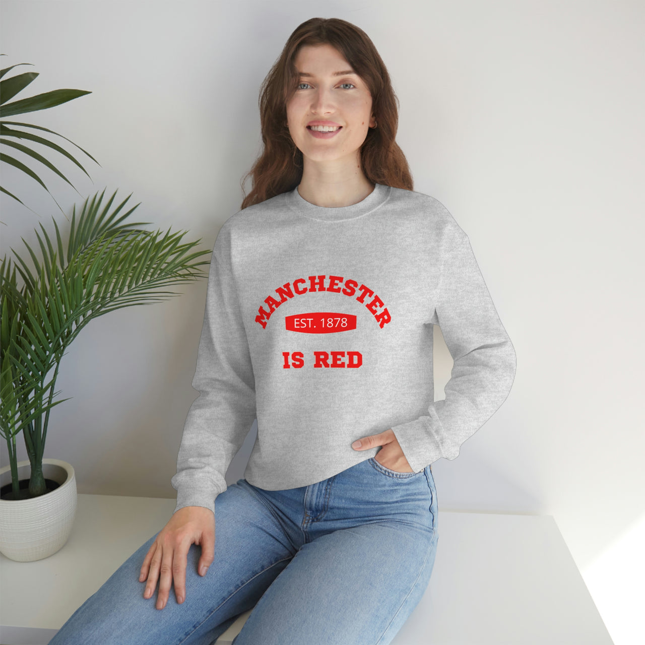 Manchester United Unisex  Crewneck Sweatshirt