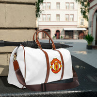 Thumbnail for Manchester United Waterproof Travel Bag - White
