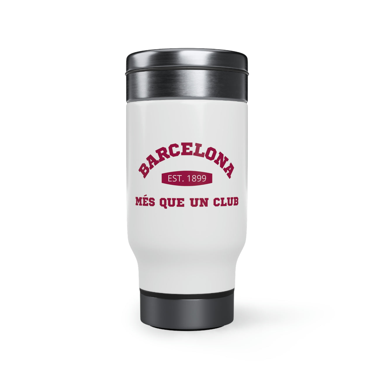 Barcelona Stainless Steel Travel Mug with Handle, 14oz