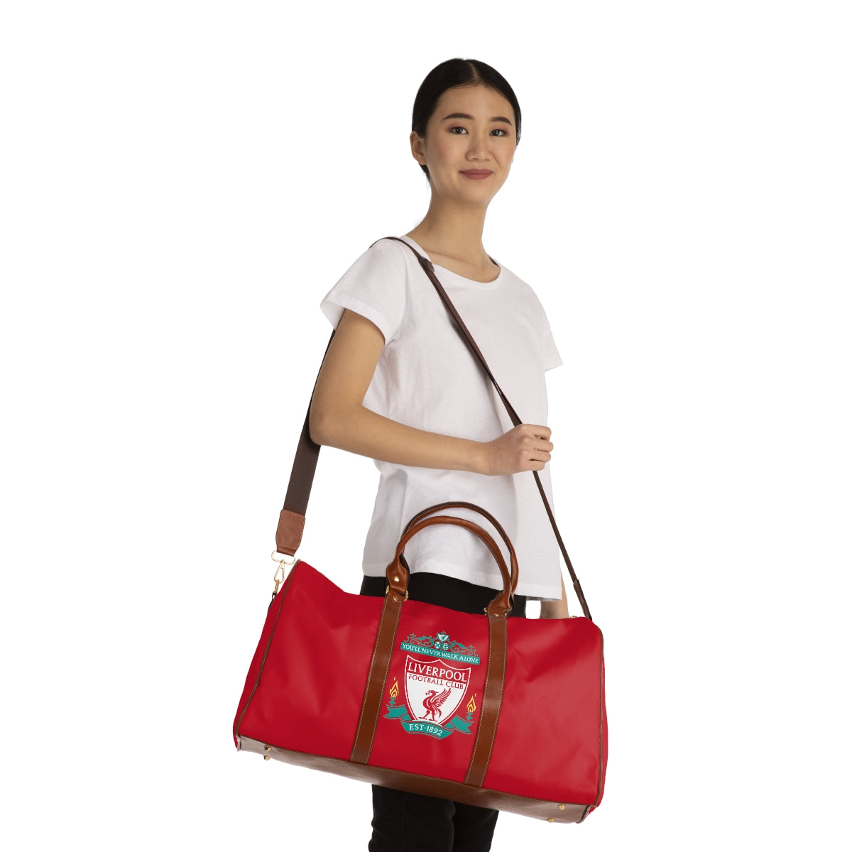 Liverpool Waterproof Travel Bag - Dark Red