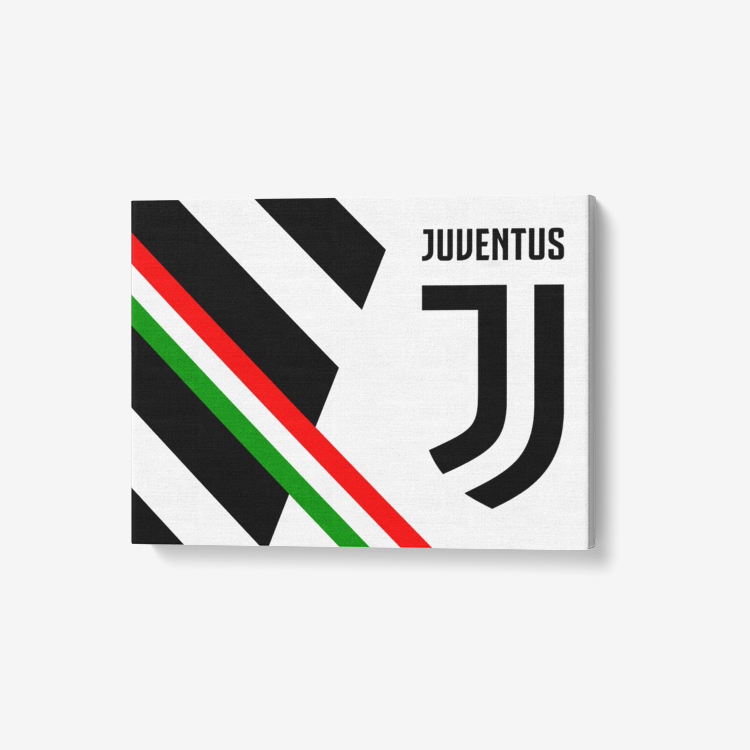 Juventus 1 Piece Canvas Wall Art for Living Room - Framed Ready to Hang 24"x18"