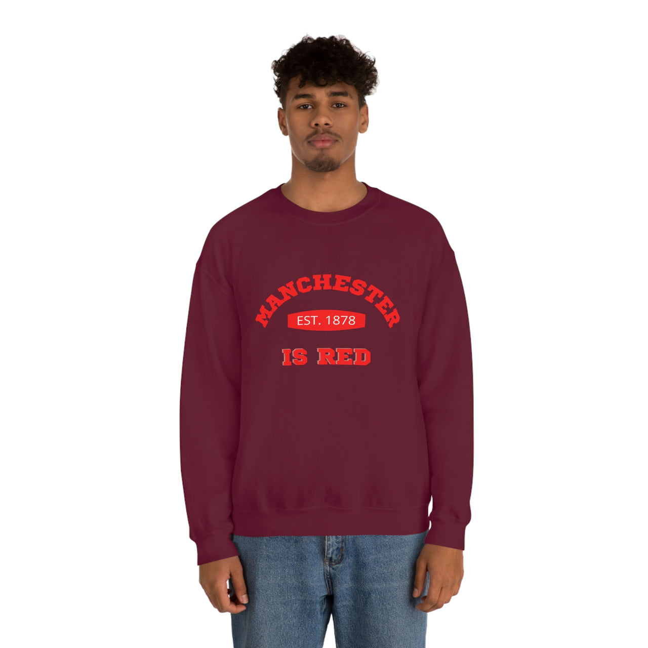 Manchester United Unisex  Crewneck Sweatshirt