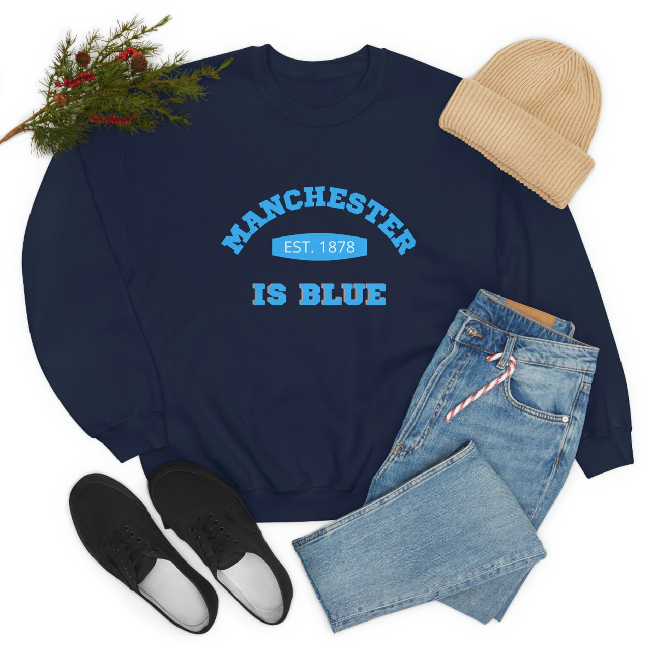 Manchester City Unisex  Crewneck Sweatshirt