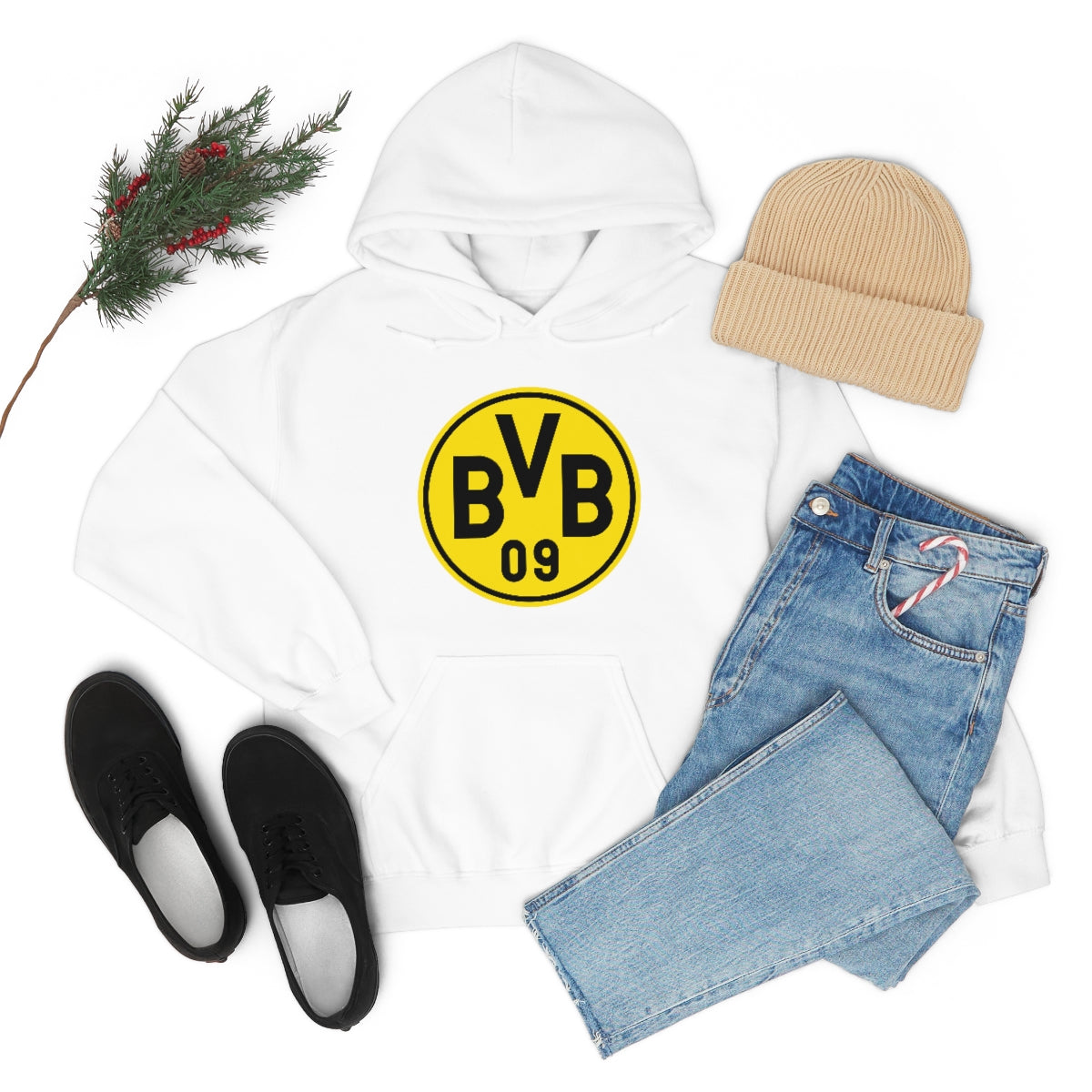 Borussia Dortmund Unisex Hooded Sweatshirt