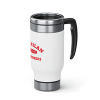 Thumbnail for AC Milan Stainless Steel Travel Mug with Handle, 14oz